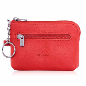 Milano Leather Wallet Pouch Purse Zipper Change Bag