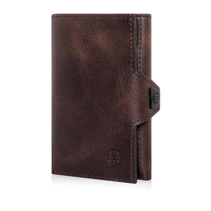 Portefeuille en cuir à trois volets Toscana