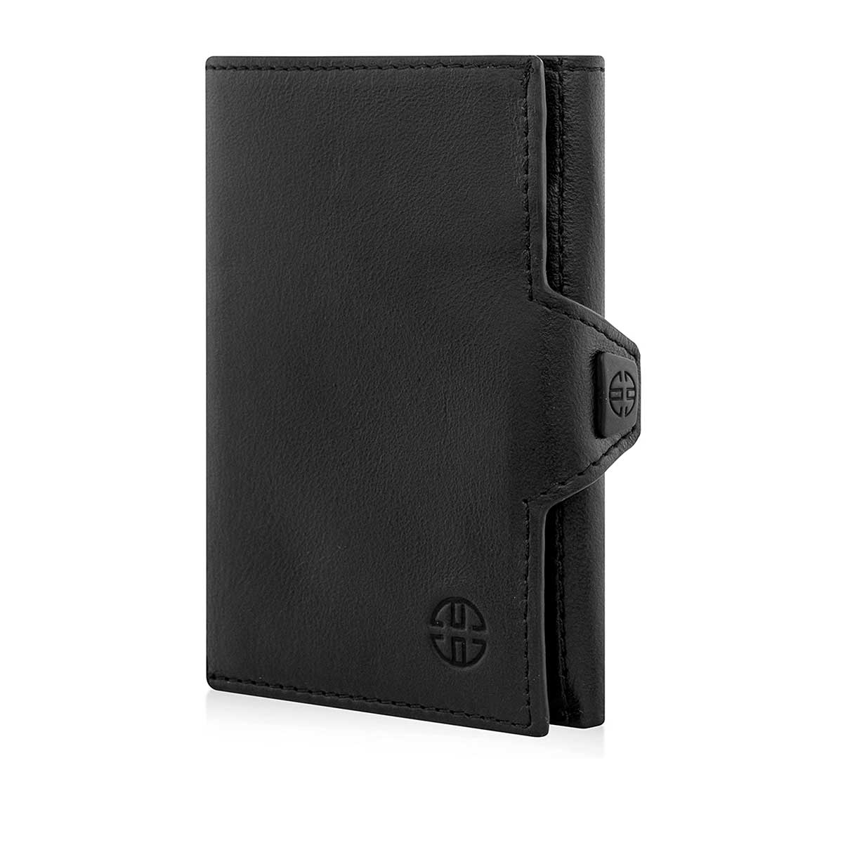 Toscana Trifold Leather Wallet Black