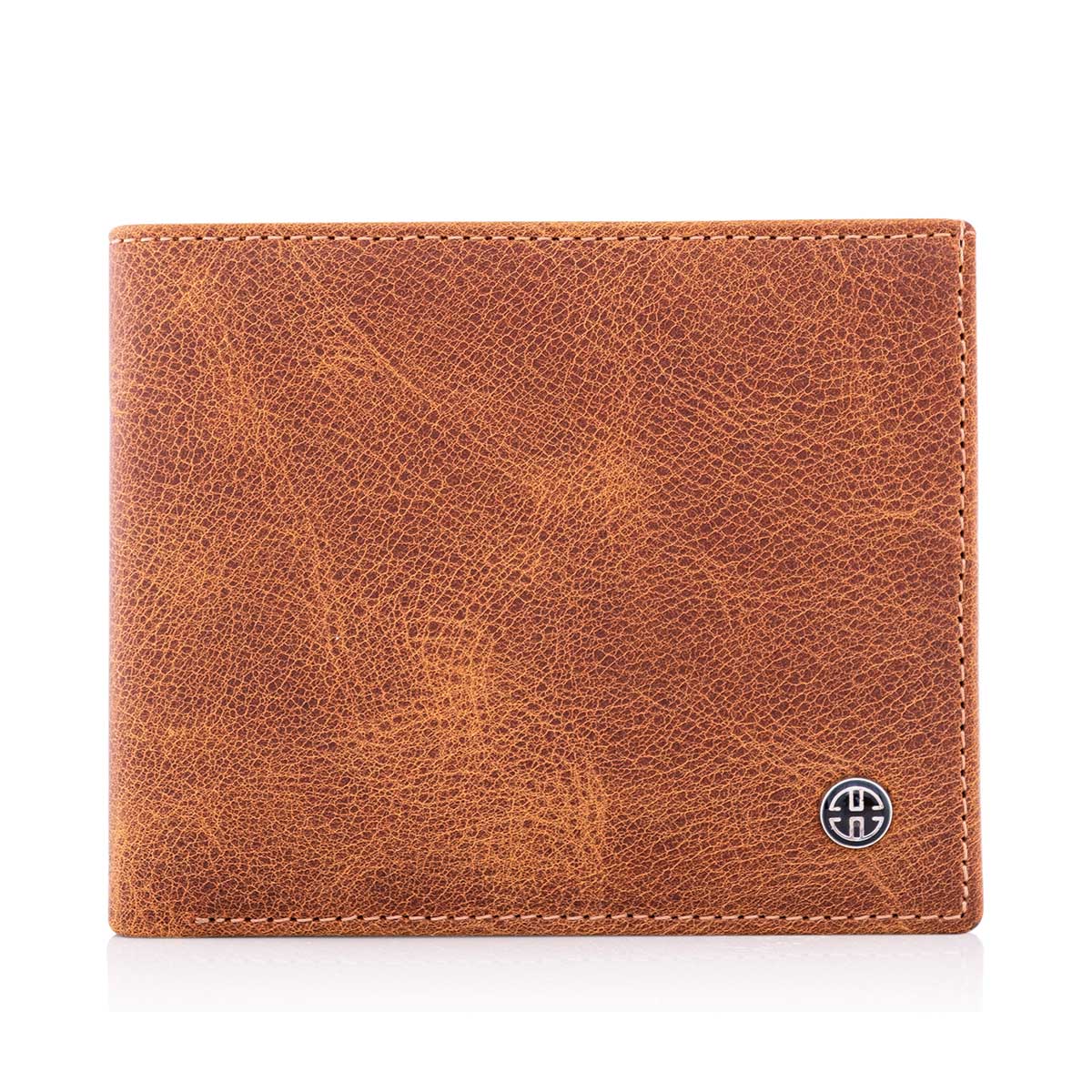 Orange Bifold Wallet & Coin Pouch