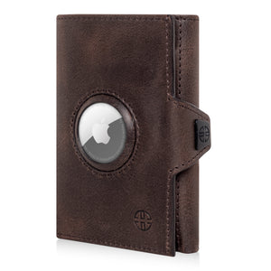 Toscana Leather Wallet - Airtag & Coin Holder