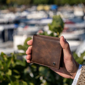 classic leather wallet