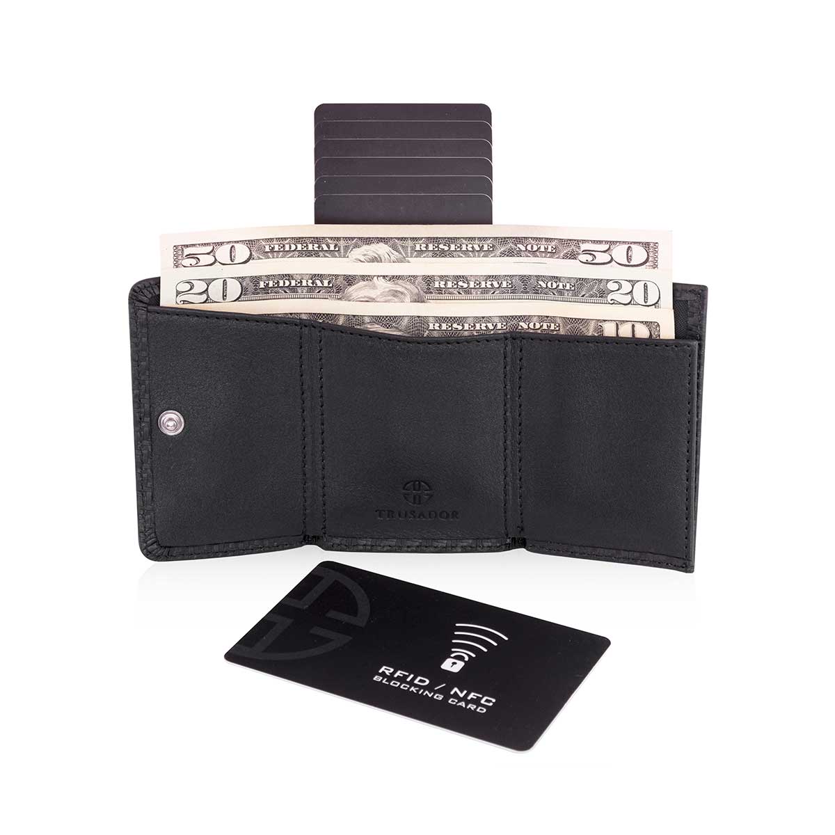 Cartera Rimini Con Tarjetero Elástico