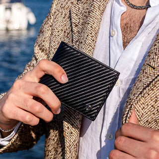TRUSADOR Men's Treviso Bifold Leather Wallet