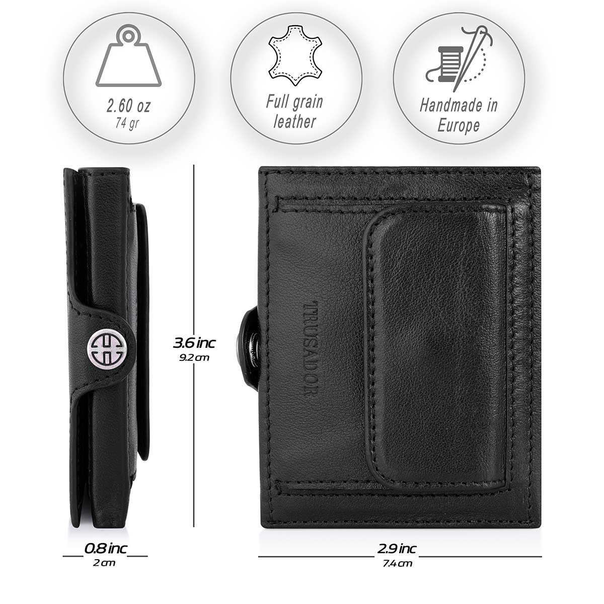 Mens Leather Short Wallet Money Clip Multi Card Card Holder Simple  Horizontal Wallet Coin Purse Gift For Men, Buy More, Save More