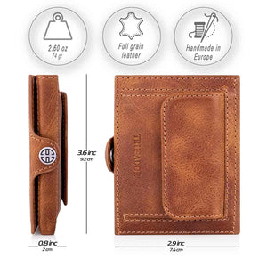 Valencia Leather Wallet With Coin Pocket